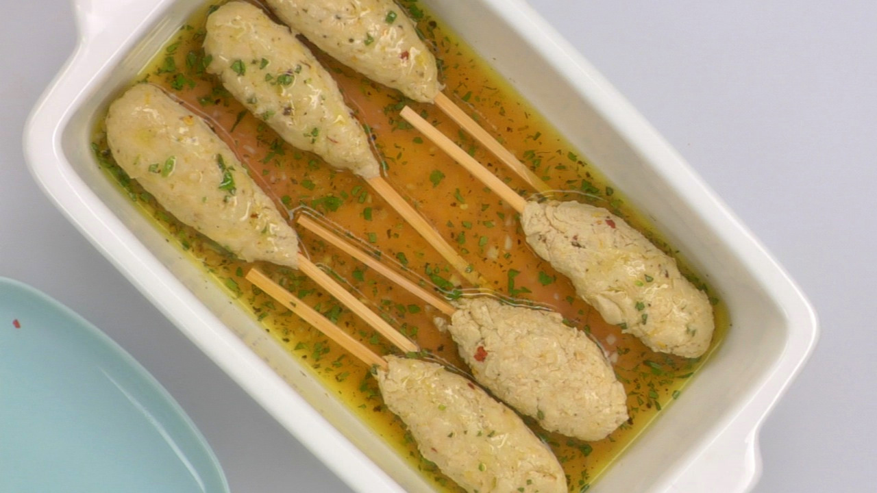 Marinating & Forming the Chick'n