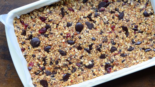 Mixing & Shaping the Granola Bars 