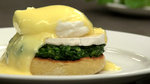 Creamed Spinach & Goat Cheese Eggs Benedict