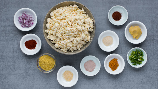 Making the 'Egg' Salad Filling 