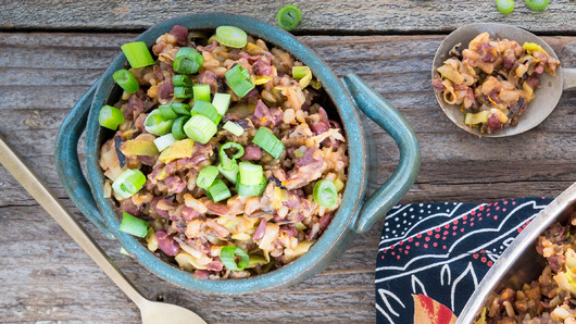 Making the Pilaf