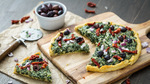 Pizza w/ Creamed Spinach & Sun-Dried Tomatoes — FOK