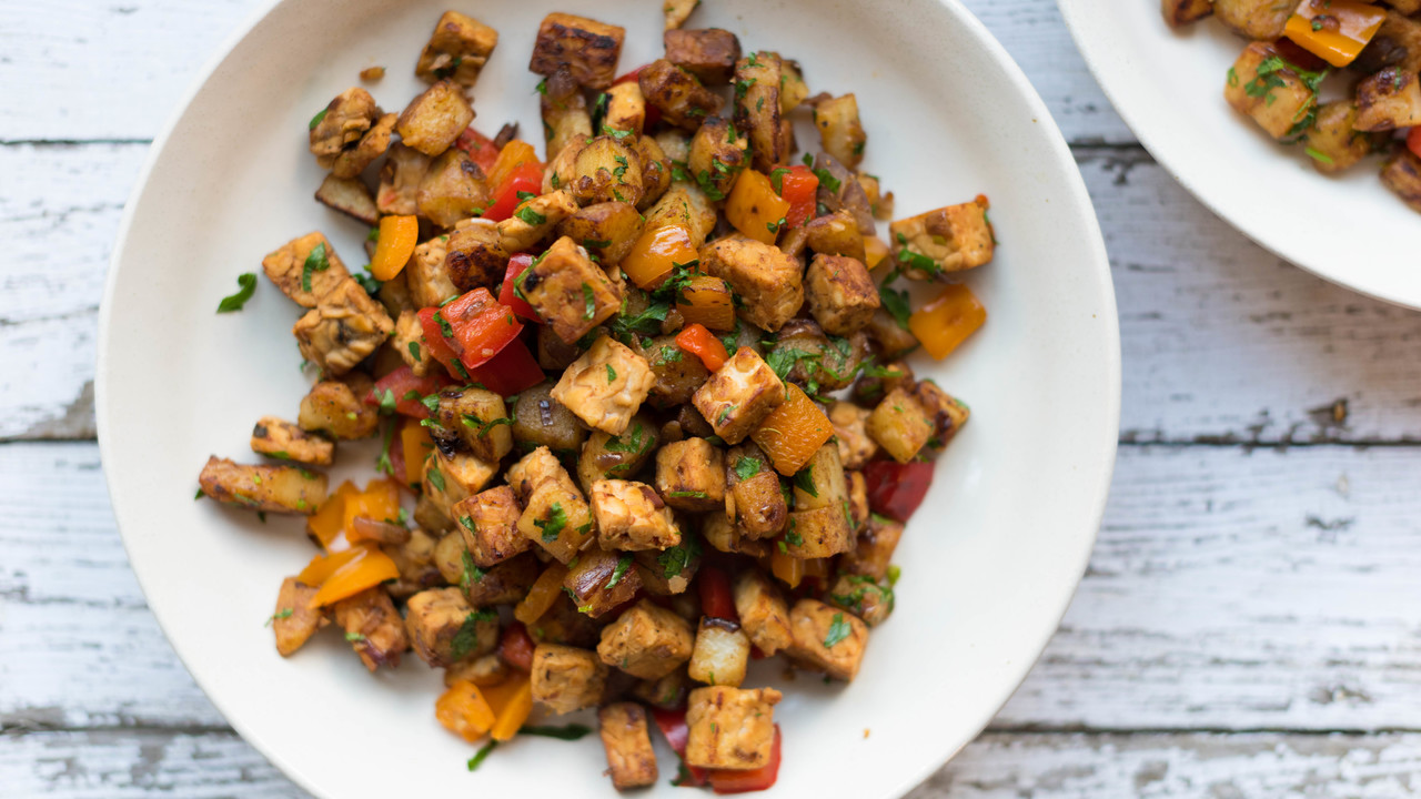 Tempeh Hash | No Oil