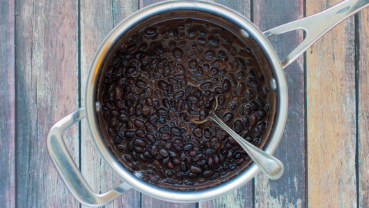 Preparing the Black Beans 