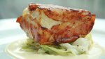 Pancetta Wrapped Halibut