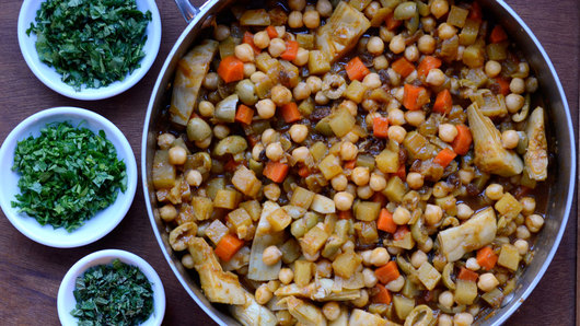 Garnishing the Tagine 