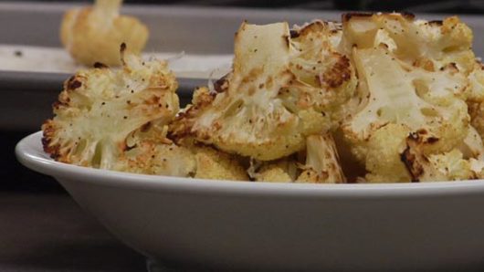 Preparing and Roasting the Cauliflower