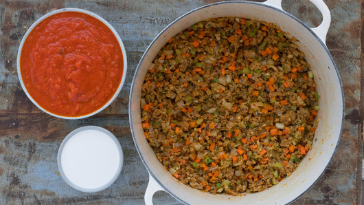 Finishing the Sauce 