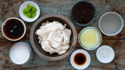 Gathering the Ingredients for the Filling 