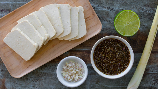 Marinating the Tofu 