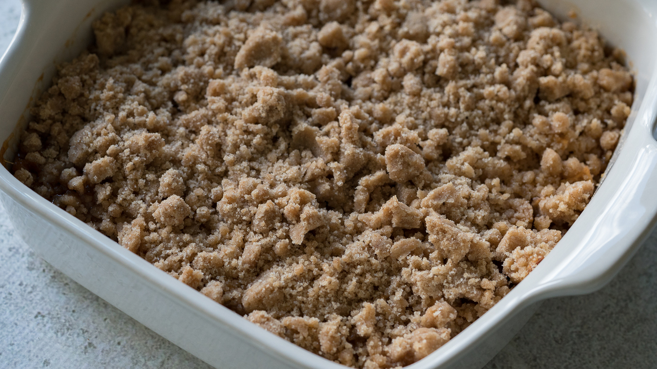 Pre-Baking the Crumb | Optional 