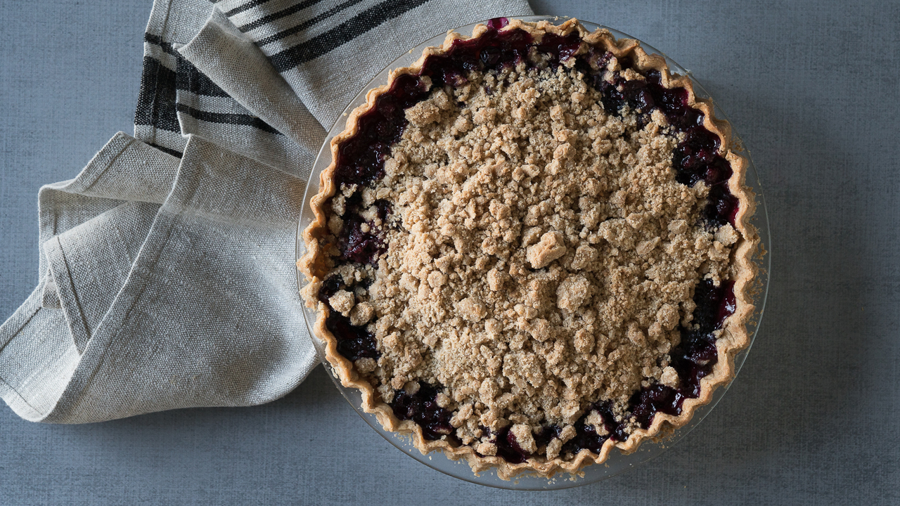 Three Berry Streusel Pie | Plant-Based