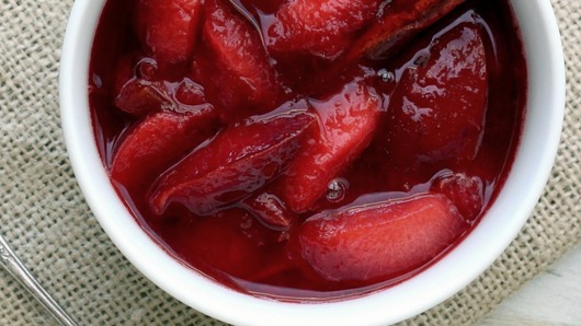 Preparing the Plum Sauce