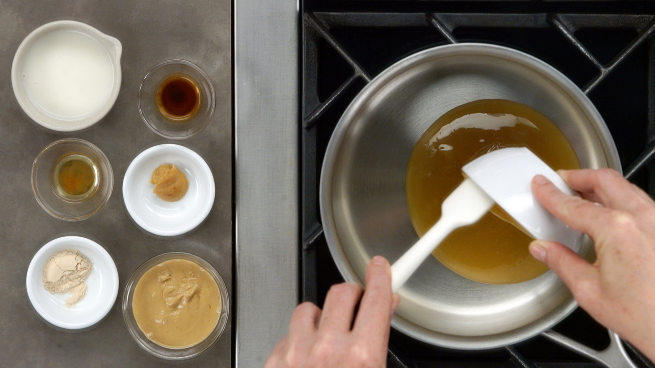 Preparing the Caramel