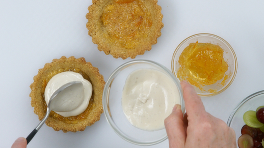Preparing the Glazed Grapes & Assembling Tartlets