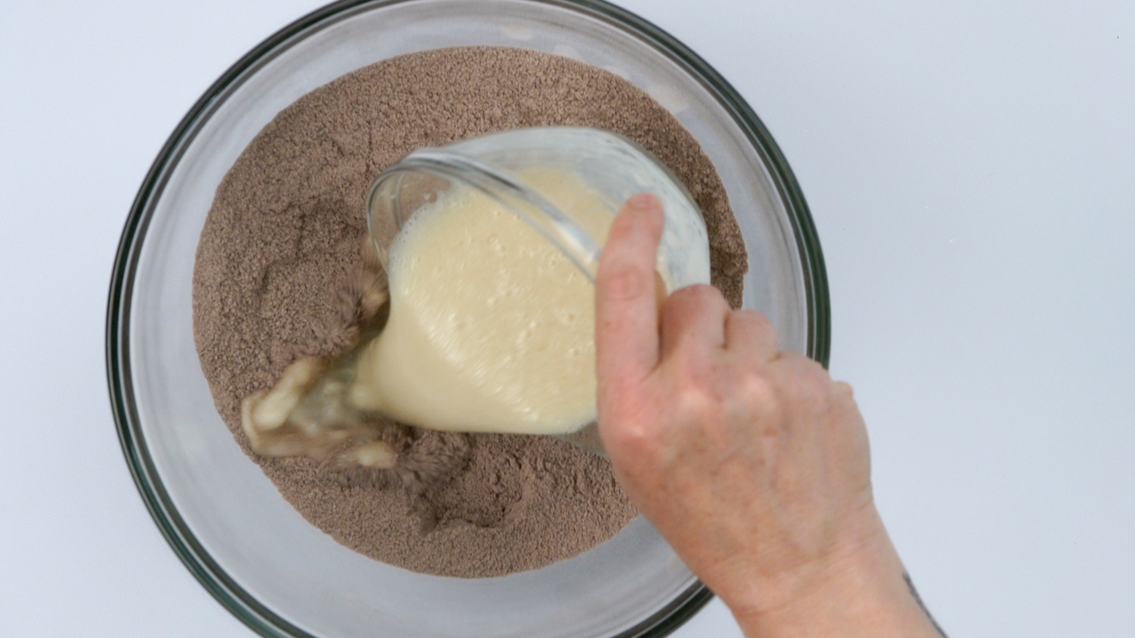 Preparing the Cake Batter