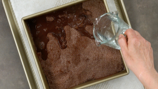 Assembling & Baking the Cake
