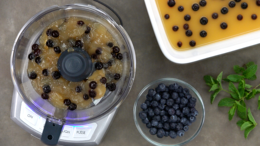 Creaming the Fruit Gel