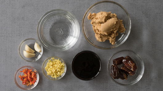 Preparing the Almond Sauce