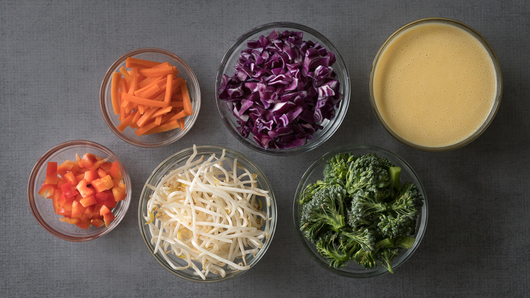 Combining the Vegetables