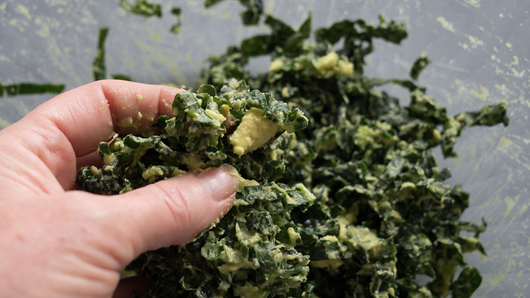 Preparing the Salad