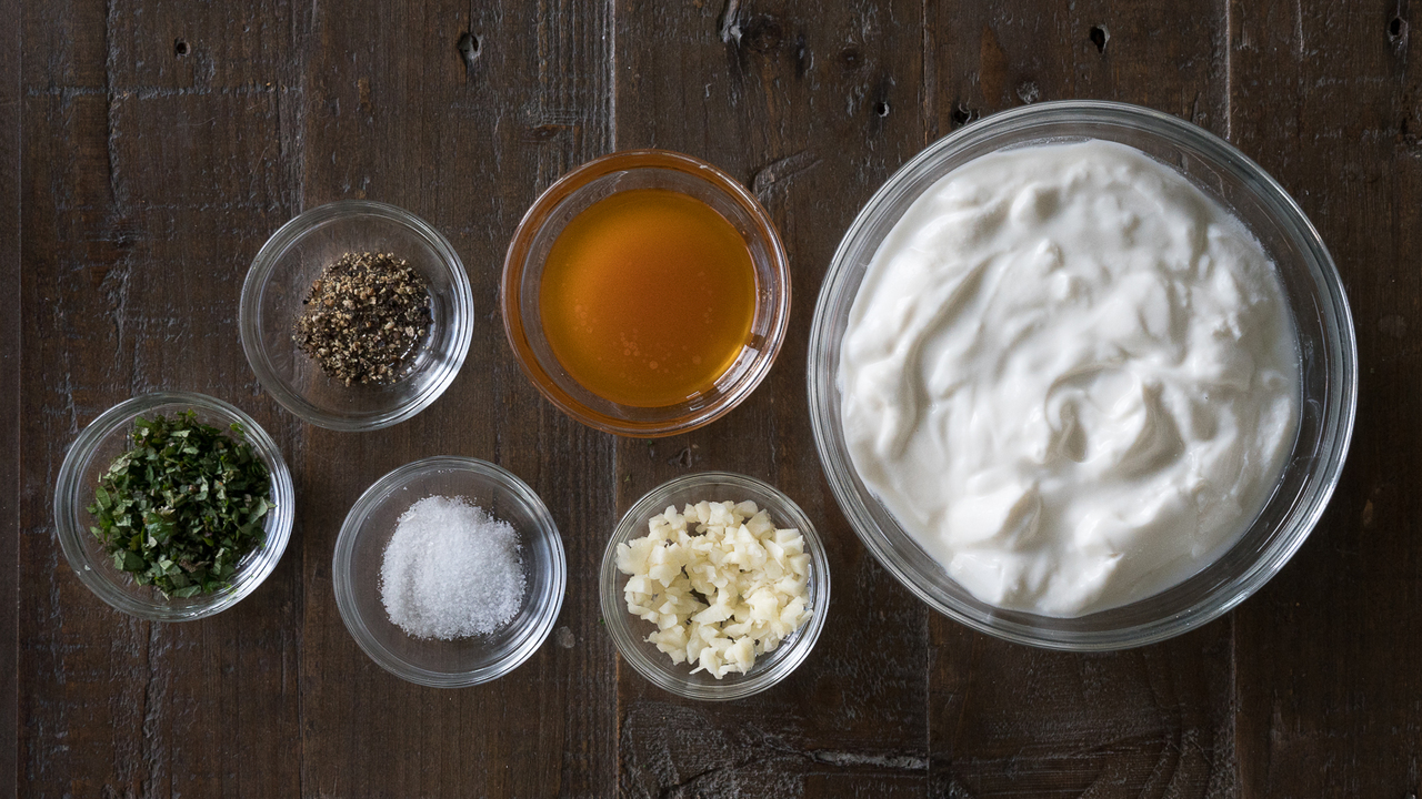 Preparing the Yogurt Sauce