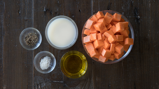 Preparing the Sweet Potato Mash