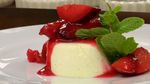 Panna Cotta with Stone Fruit Compote