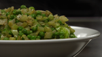 Sautéed Peas w/ Romaine & Mint