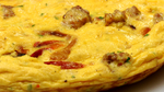 Italian Sausage & Roasted Pepper Frittata
