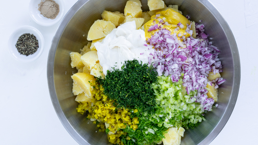 Making the Potato Salad 