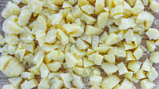 Testing & Cutting the Potatoes 