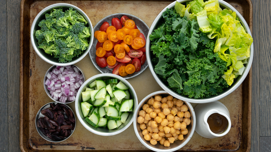 Preparing the Salad 