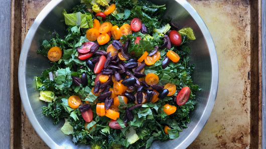 Assembling the Salad 