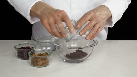 Prepare Raisins and Dried Cranberries