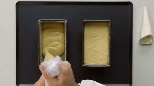 Baking the Pound Cake Batter