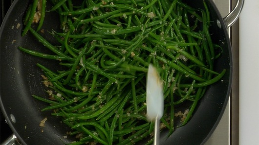 Cooking and Plating the Beans
