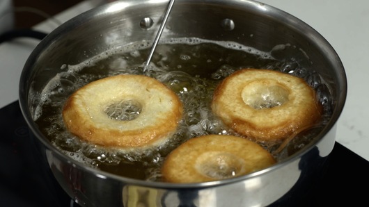 Frying the Doughnuts
