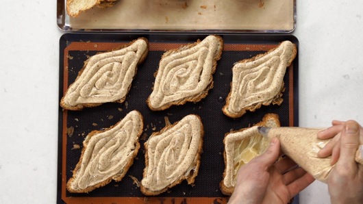 Assembling the Almond Croissants Components