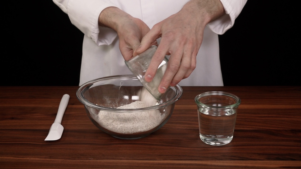 Day 1:  Making the Liquid Starter - Levain 