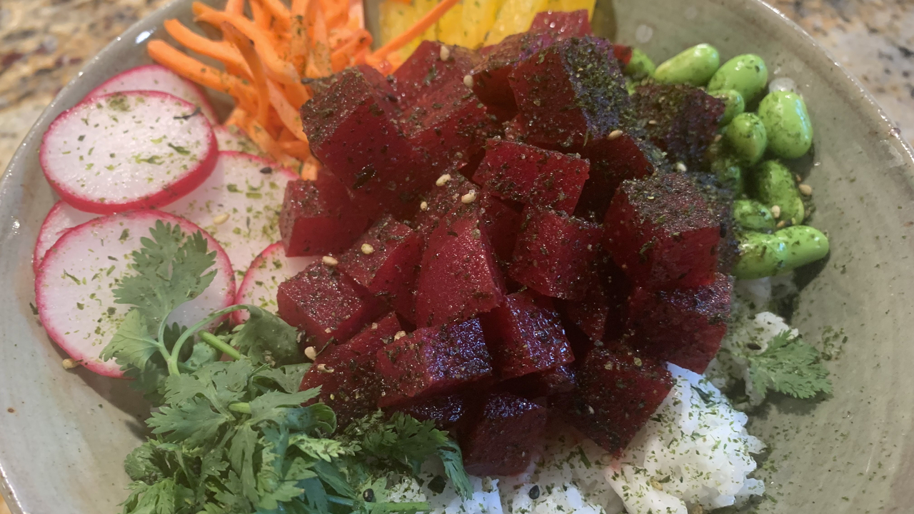 Beet Poke Bowl