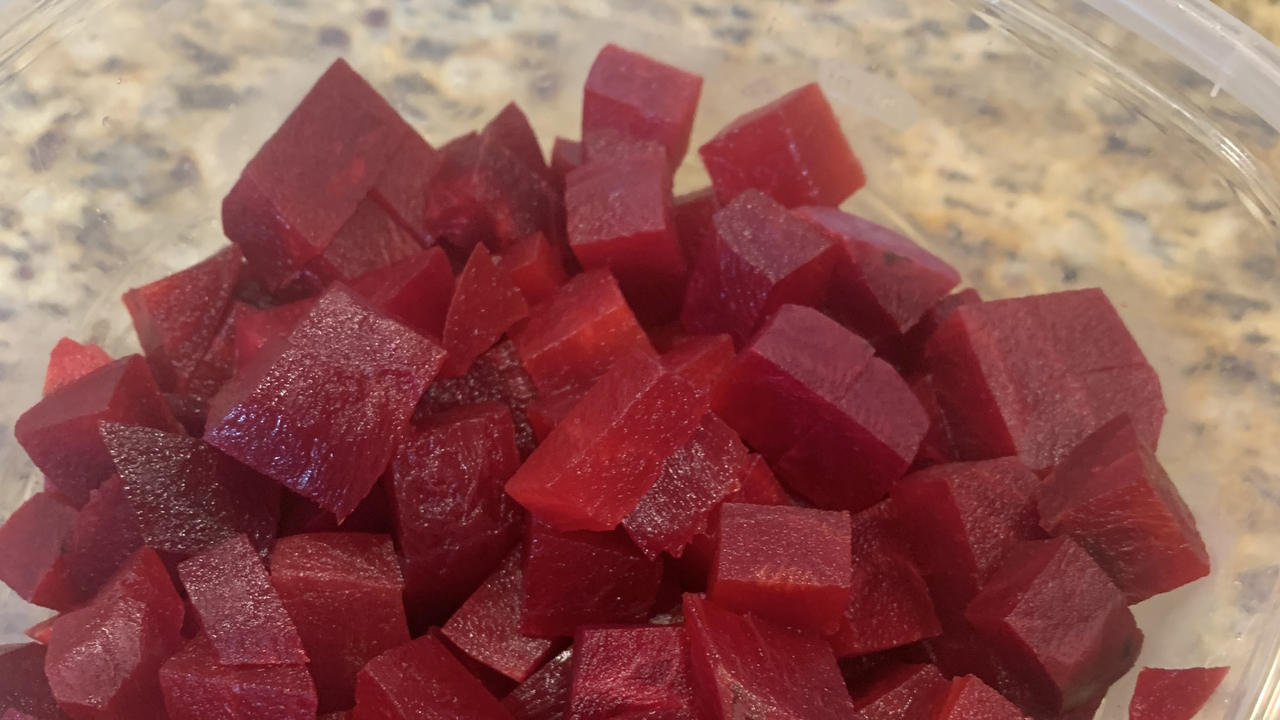 Marinating the Beets
