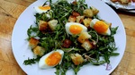 Dandelion Salad with Mustard Vinaigrette