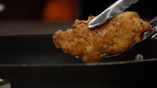 Shallow-Frying the Chicken