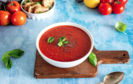 Grilled Tomato Soup with crusty bread