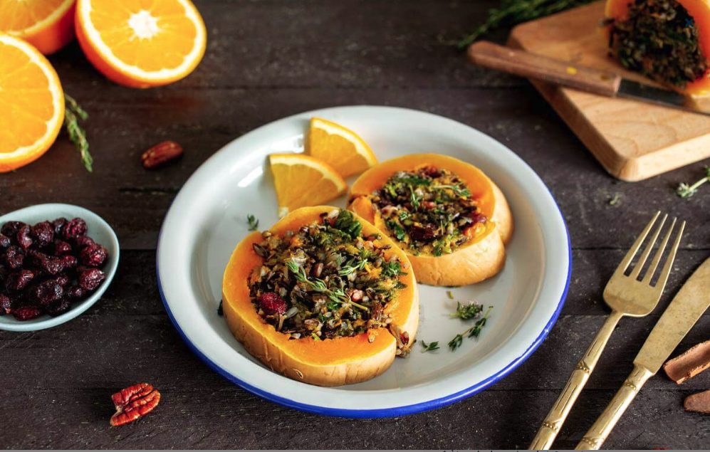 Stuffed Butternut Squash Roast