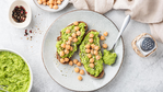 Chickpea Avocado Toast