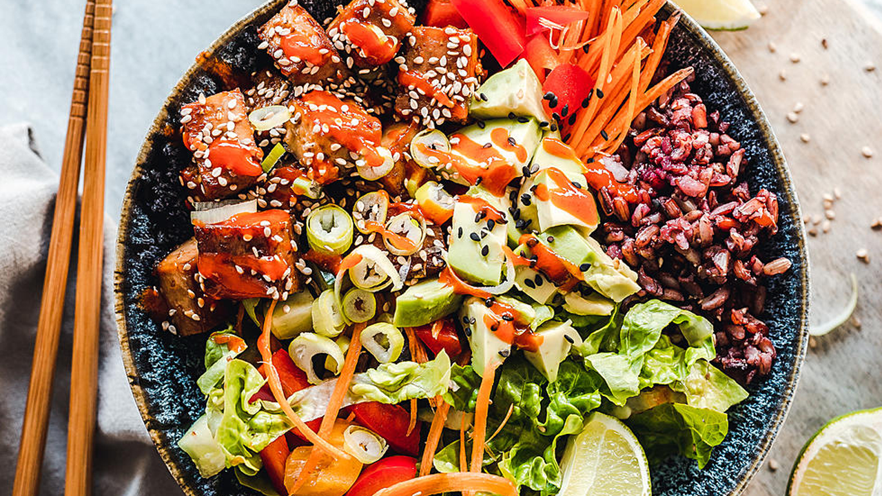 Tropical Tofu Salad