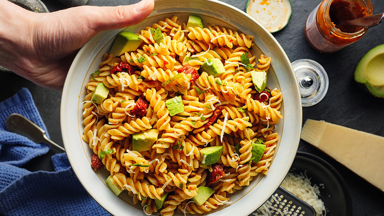  Chickpea Veggie Pasta