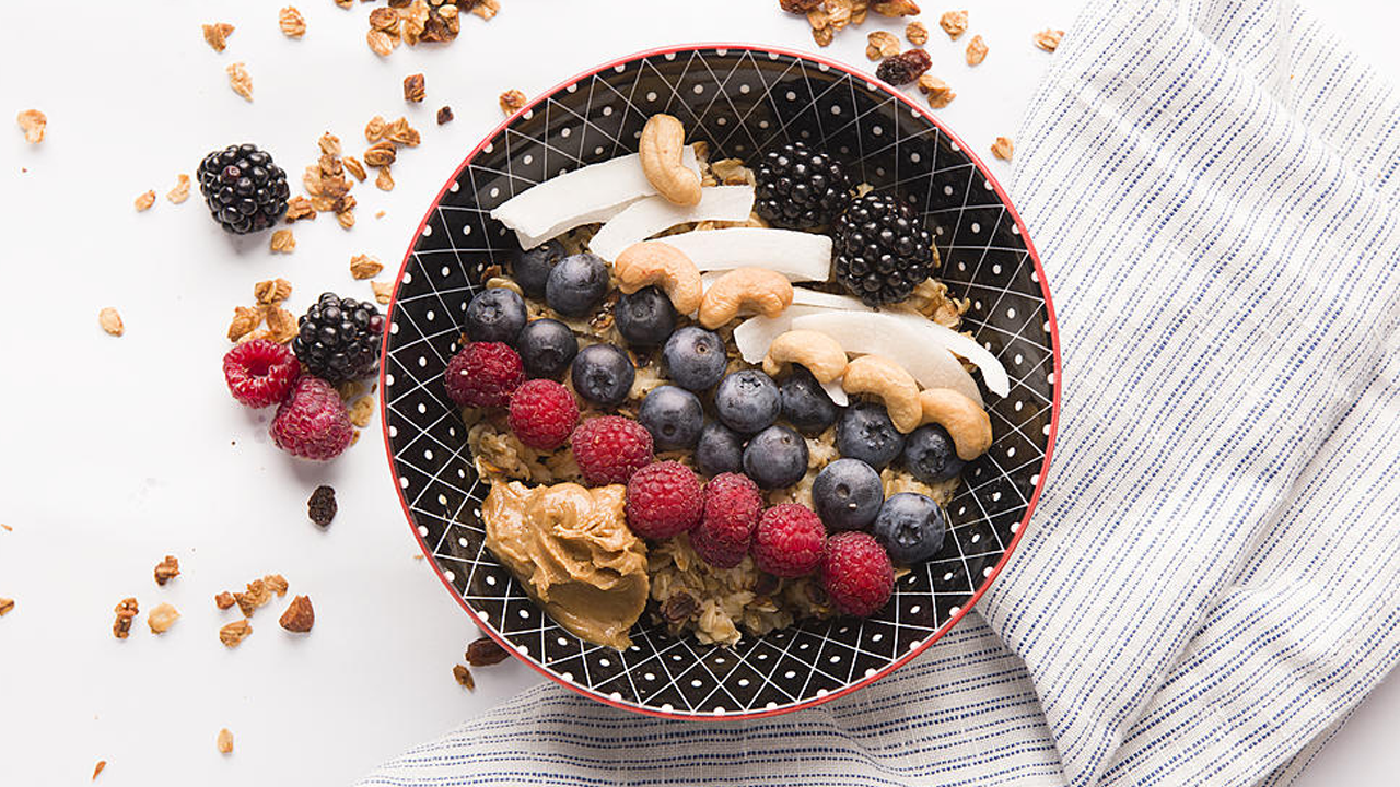 Triple Berry Protein Bowl